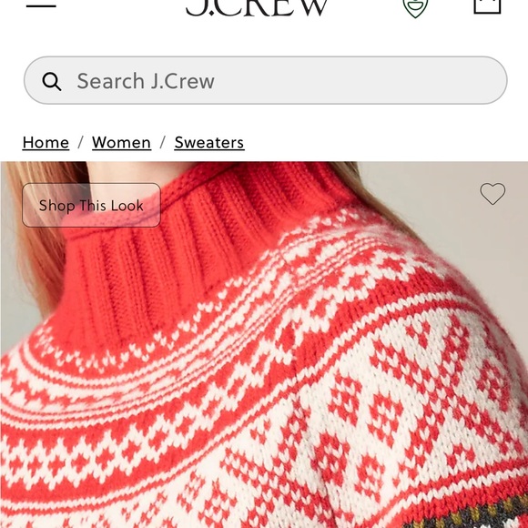 J. Crew Fair Isle 2025 Rollneck™ sweater in vintage wool - Picture 3 of 5
